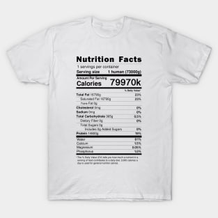 Nutrition Label T-Shirt